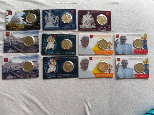 11x coincard vatikan cent - 11x,
