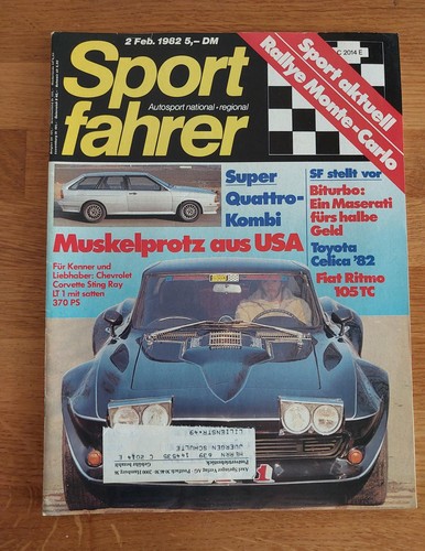 Sportfahrer 1982 audi - sportfahrer,
