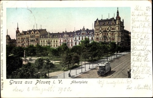 Plauen vogtland - ak,