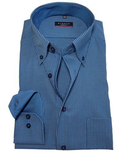 Langarmhemd eterna modern fit - langarmhemd,