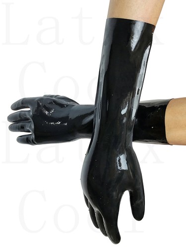 Cheap latex schwarz handschuhe - latex,