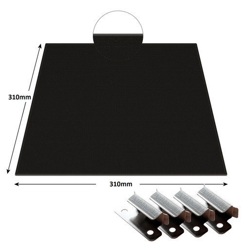 Drucker glas 310x 310mm - 3d,