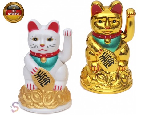 Winkekatze 2er set - winkekatze, winkende