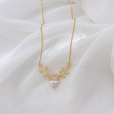 Hirschgeweih Halskette