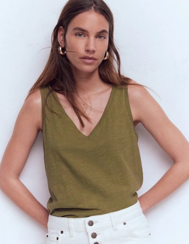 Boden regular neck slub - v-neck,
