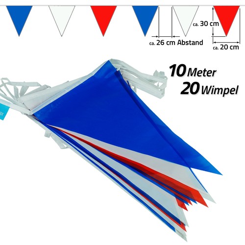Fahnenkette flaggenkette - 10, m