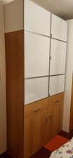 Ikea Besta Schrank 192x120x40 Buche mit Aufsatz weiß 40x40x120 mit Türen Alu