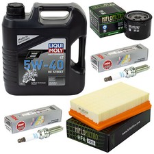 Wartung für BMW R 1250 R RT RS 2019-2023 Set Öl 4L Luftfilter Ölfilter Zündkerze