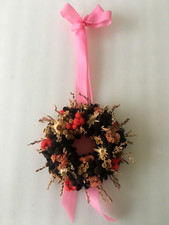 Türkranz Naturmaterialien Blumenkranz ca. 15 cm Dekoration