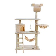 Kratzbaum Katzenbaum Katzenkratzbaum Kletterbaum Spielbaum für Katzen 140 cm XL