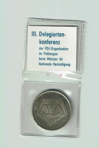 Ddr medaille jahre nva - ddr:medaille:25,