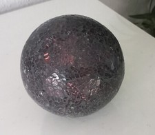Mosaik Deko Kugel Schwarz Spiegel Dekoration Glamour ca. 12 cm