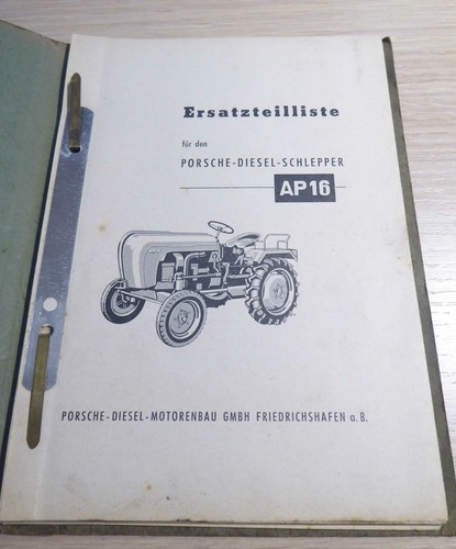 Porsche dieselschlepper ap16 - porsche,