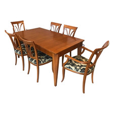 Selva Essgruppe Tisch 3282 Kirschbaumfarbig Antik Mit Auszug Inklusive 6 