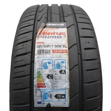 225 50 17 1x HANKOOK 225/50 R17 98W XL Ventus Sommerreifen 2017 VOLL Ungebraucht