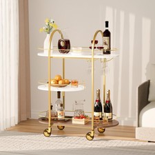 Rollbarwagen 3-Etagen Oval