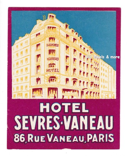 X2868 hotel sevres vaneau - x2868,