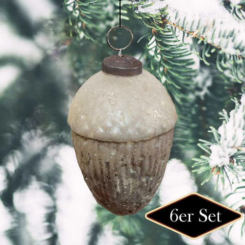 Christbaumkugeln nuss form - christbaumkugeln, nuss-form