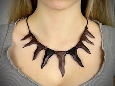 Goa Holzkette Holzschmuck