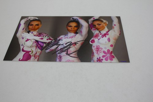 Regina halmich signed foto - halmich,