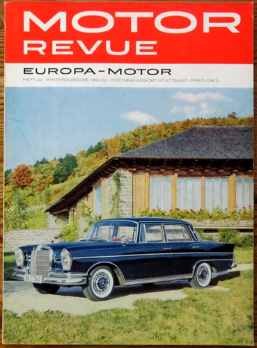 Motor revue heft - motor,