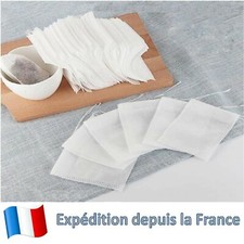 100 leere Teebeutel aus Vlies