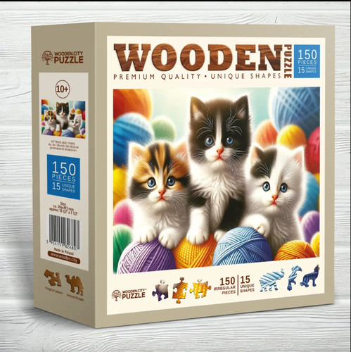 Wooden city holzpuzzle - wooden,