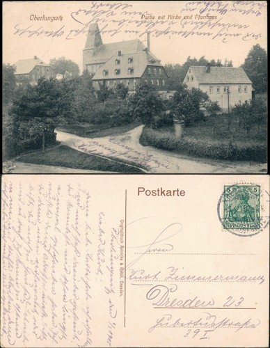 Ansichtskarte oberlungwitz - ansichtskarte,