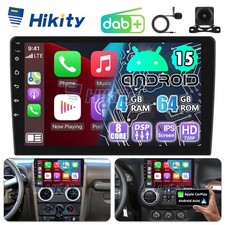 10" DAB+ 4+64GB CarPlay Android 15 Radio Für Jeep Wrangler JK 2007-2018 GPS WIFI