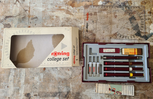 Rotring college set - -, vintage