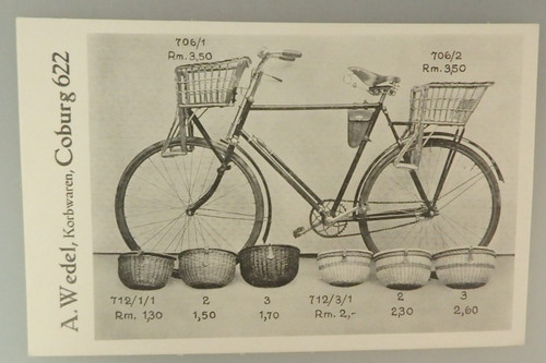 Werbepostkarte wedel coburg - werbepostkarte,