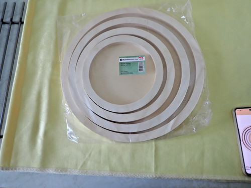 Runde rahmen aus holz - runde,