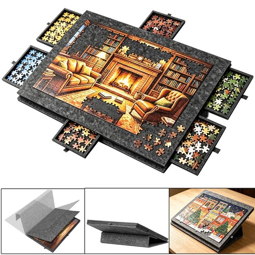 Puzzletisch mit schubladen - mit,