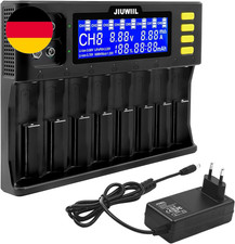 18650 Akku Ladegerät,  8+2