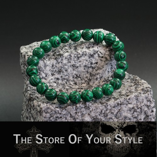 Armband malachit grün - malachit,