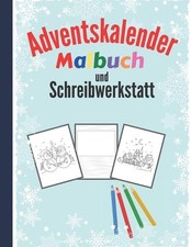 Adventskalender Malbuch und