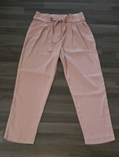 Rosa Hose mit Paperbag-Bund