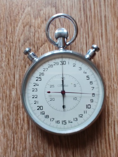 Mechanische vintage stoppuhr - mechanische, vintage-