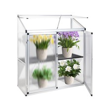 HALB ALU Haus Gewächshaus