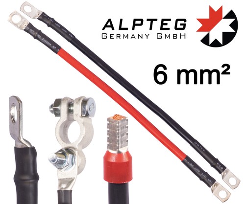 6mm2 batteriekabel - 6mm2,