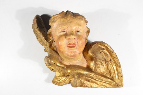 Barocke holzfigur große putte - barocke,