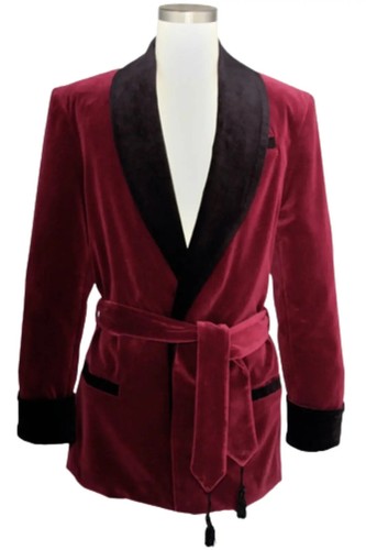 Smoking samt weinrot - smoking, jacke
