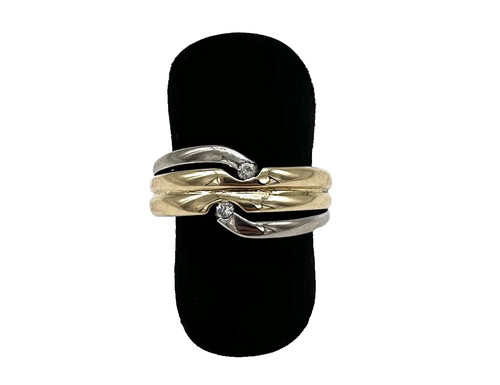 585 14kt gold ring - 585/-,