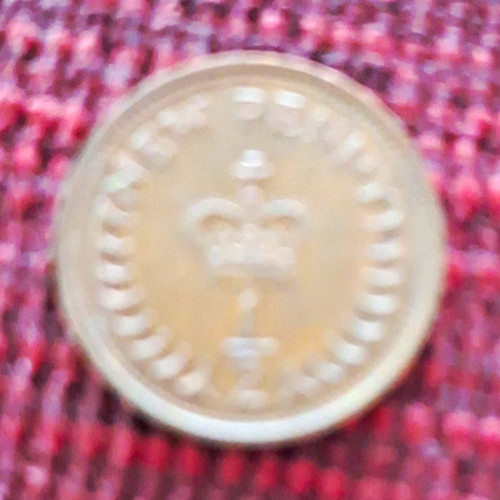 Münze großbritannien new - großbritannien, 1/2