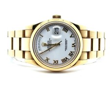 Rolex Day Date 36mm - 118208 2001 Gelbgold 750 Automatik Gold Damen Herren