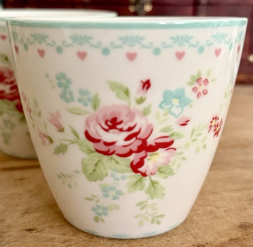 Greengate abelone white cup - white,