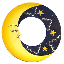 Spiegel Mond Sterne Holzspiegel Wandspiegel Dekospiegel Mondspiegel Deko Mond