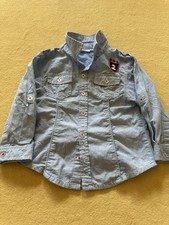 Hemd Gr. 86 Hellblau Jungen Top Zustand