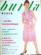 altes Modeheft Burda von  1960