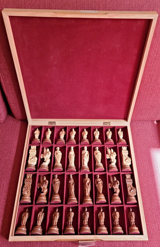 Schachspiel holz - schachspiel,